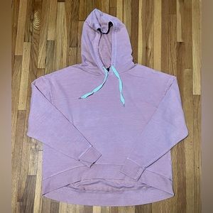 Wild Fable Hoodie Sweatshirt with white drawstrings, drop shoulder. Size M. Pink